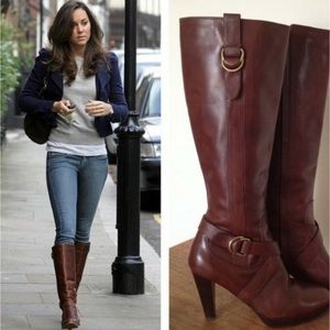 Cole Haan Nike Air Courtney brown leather boots